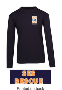 SES Fawkner Long Sleeve Cotton Tee