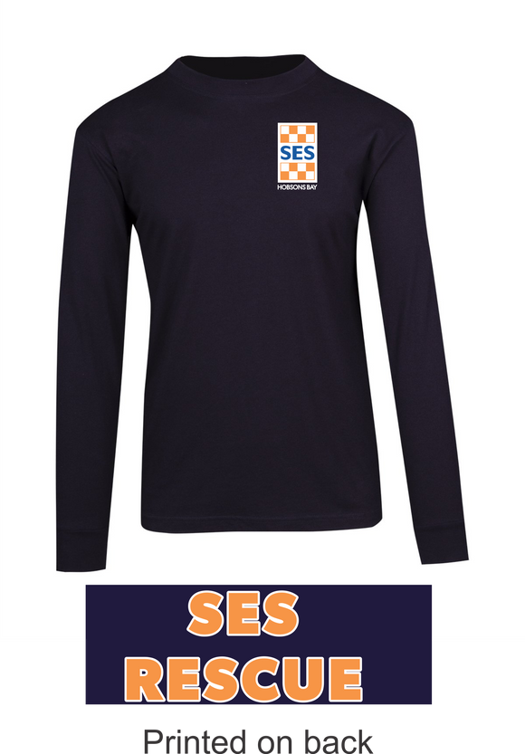 SES Hobsons Bay Long Sleeve Cotton Tee
