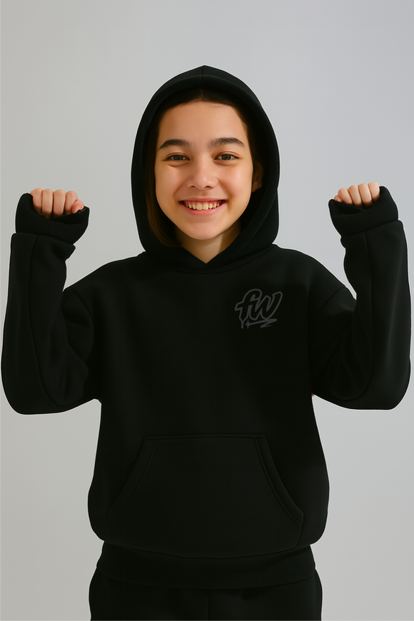 figitwear Kids Hoodie (Black)