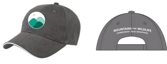 Mountains for Wildlife  Embroidered Brushed Cotton Cap