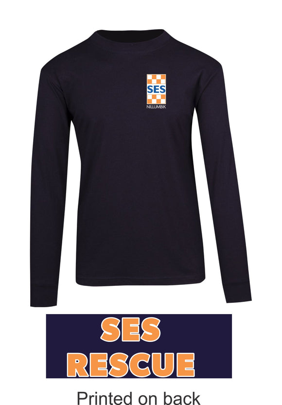 SES Long Sleeve Cotton Tee