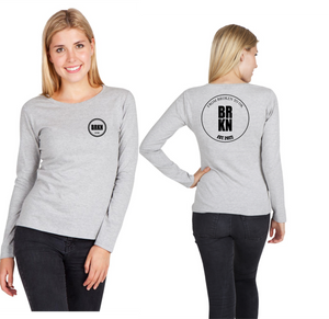 Broken Clothing Long Sleeve Ladies Tshirt (Design 3)