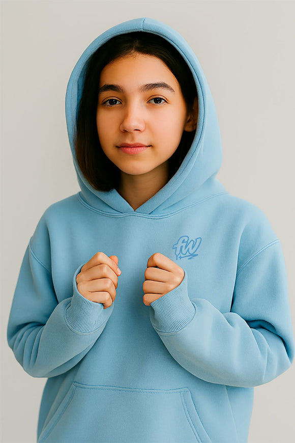 figitwear Kids Hoodie (Lt Blue)