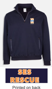 SES 1/2 Zip Fleecy