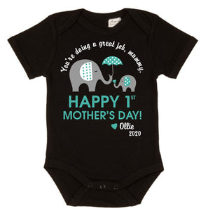 1st Mothers Day Romper