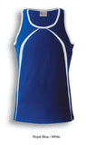 Mens & Ladies 2 Trim Singlet