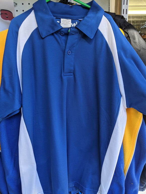 Royal/White Kids Polo