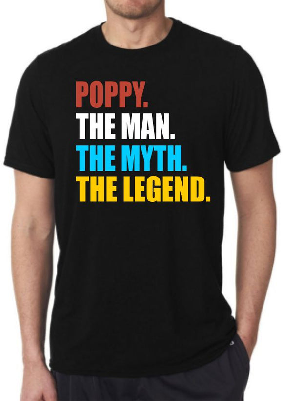POPPY - MAN.MYTH,LEGEND Tee.