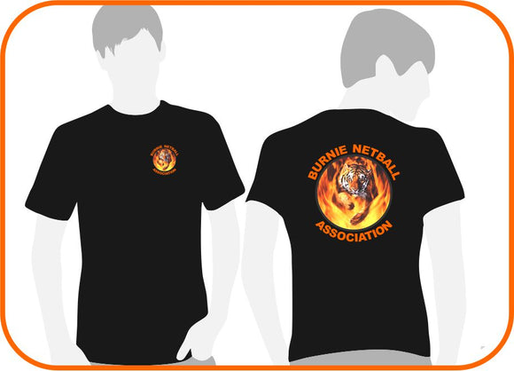 Burnie Netball Association Tshirt - Design 3