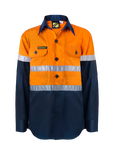 Kids Safety Button Shirt with reflective