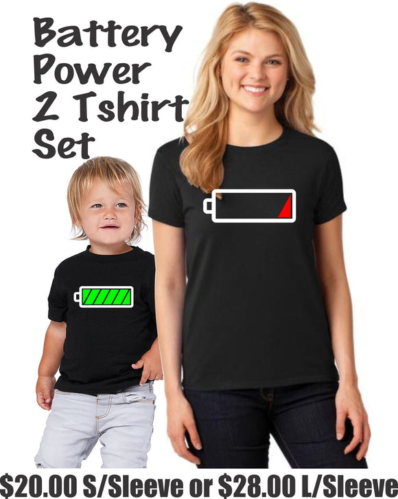 Battery Power Twin Tee Shirt