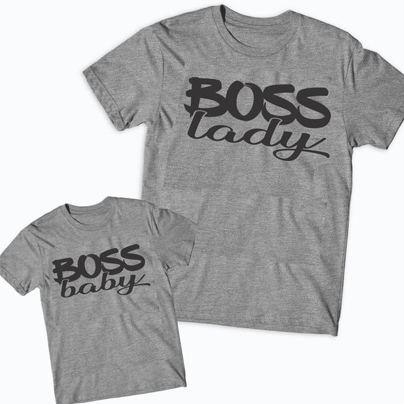 Boss Lady / Baby Tee Set