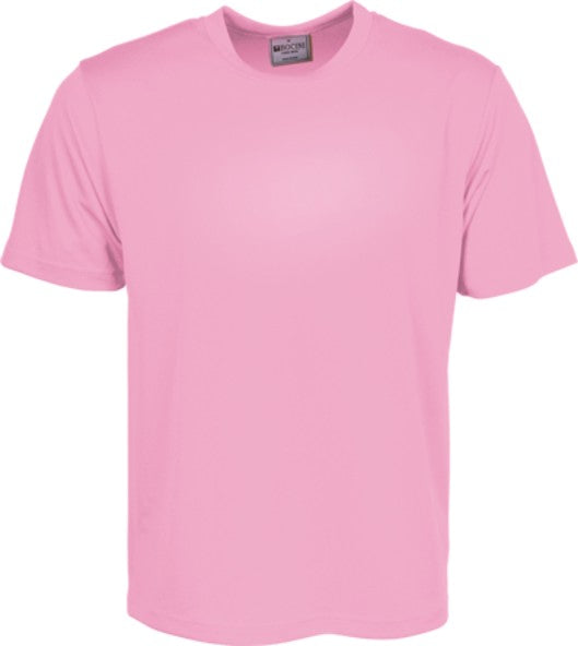 Adults Pink Polyester Tshirt