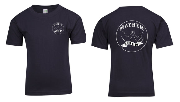 Mayhem Crew Printed Kids Tee (Colours)