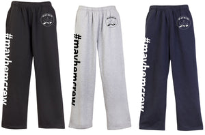 Mayhem Crew Adults Track Pants with leg print