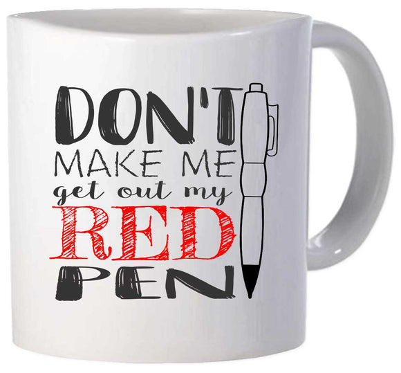 Red Pen Mug